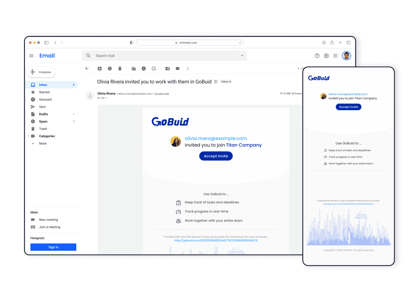 GoBuid feature interface