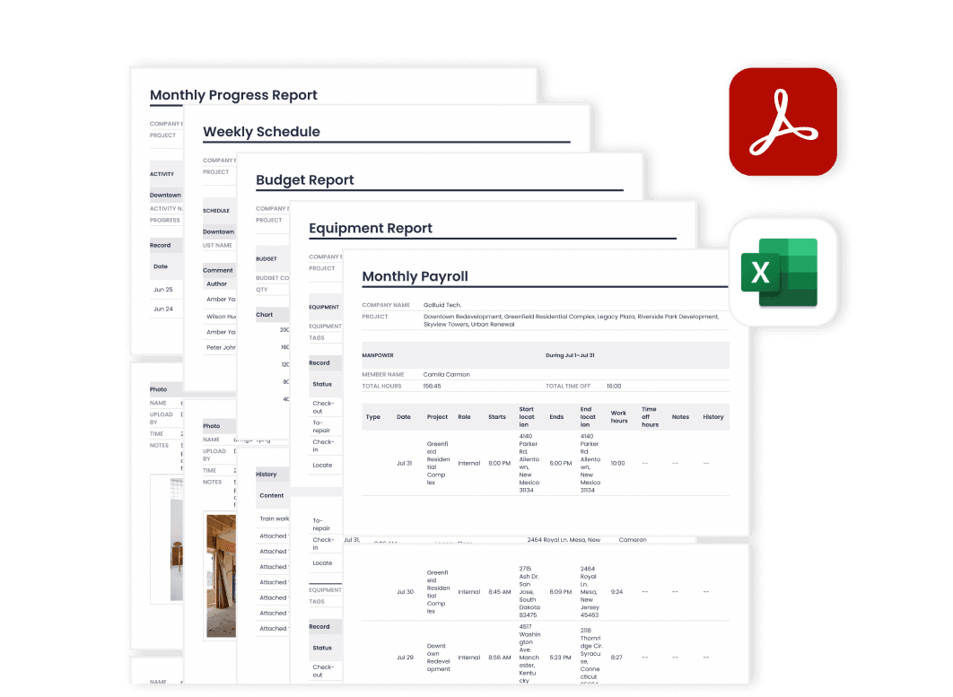 GoBuid featureMainContentReportSubTitle4 interface