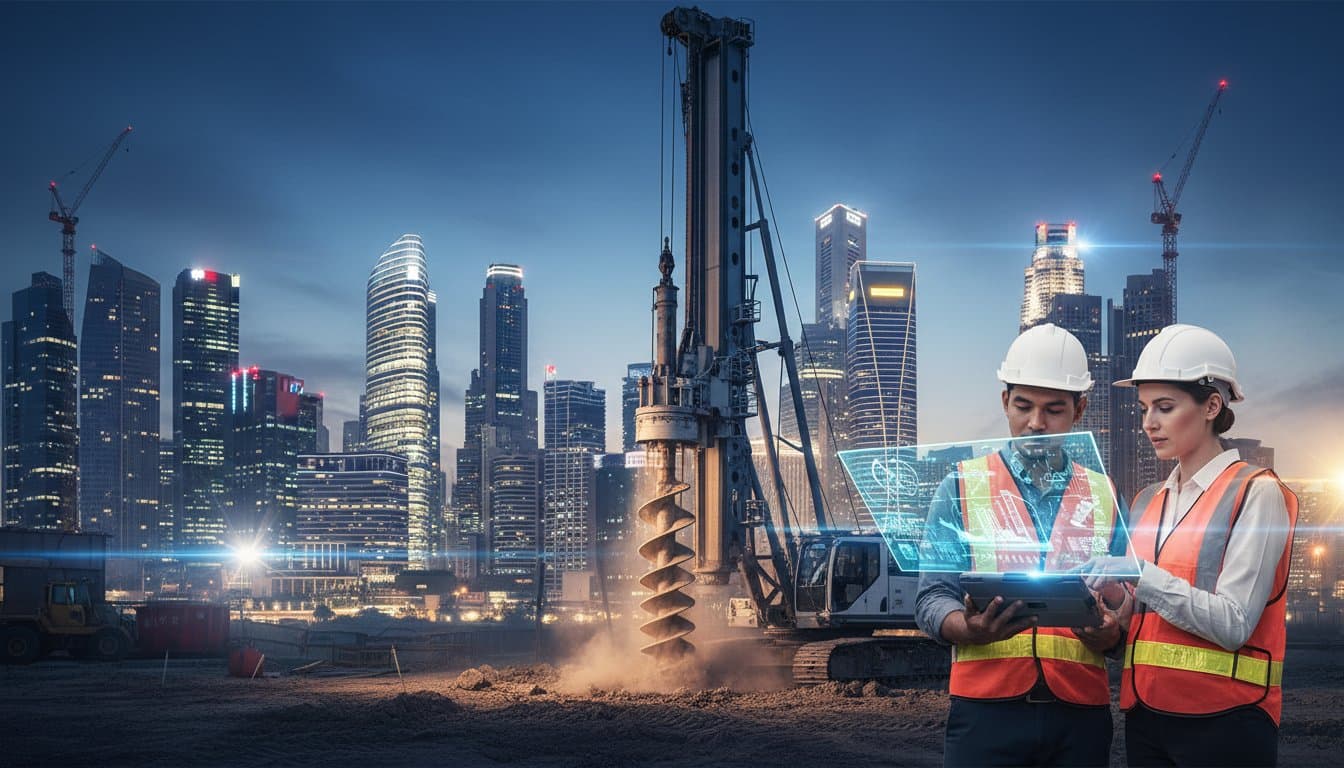 Rotary Bored Piling: A Contractor’s Guide to Efficiency and Digital Documentation banner