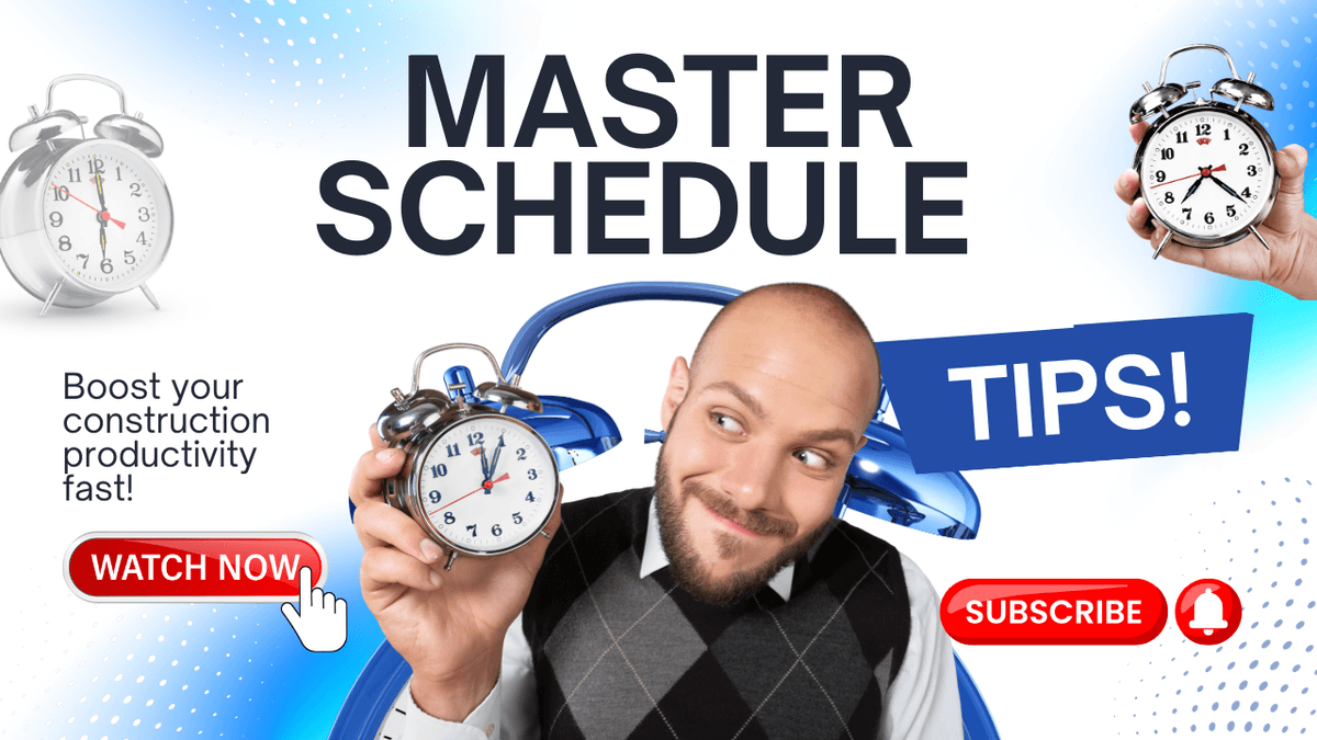 How to Do Master Schedule in Construction Without Stress banner